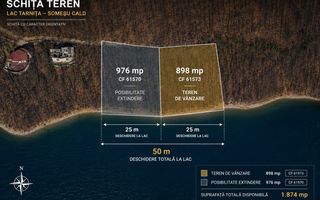 Teren intravilan cu acces la Lacul Tarnița – Somesu Cald - Poză 1