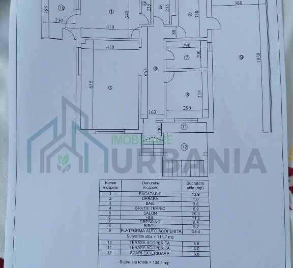 Casă de familie în Dorobant, zonă metropolitană, 253 mp, P+M+Pod, 2 apartamente decomandate, 2012 - Poză 6