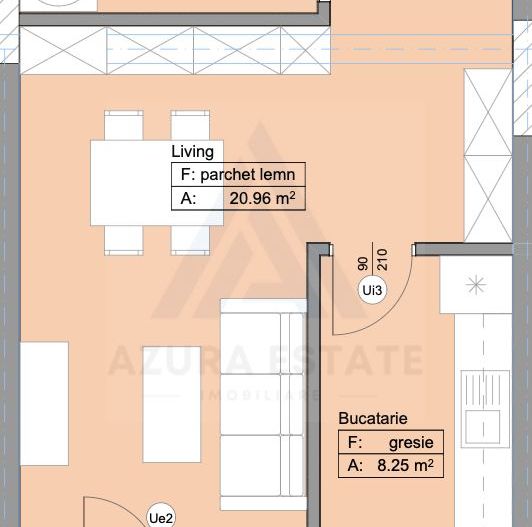 Studio 41 mp bucatarie inchisa balcon si parcare privata in Selimbar - Poză 10