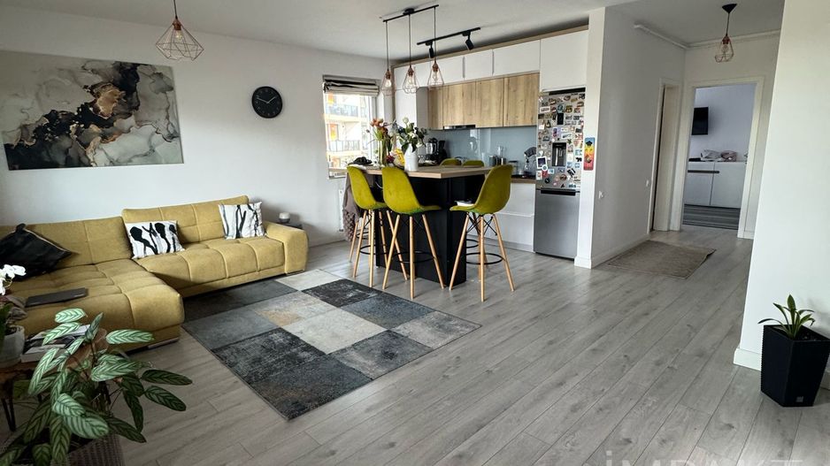 Apartament cu 2 camere, mobilat complet, complex privat - Borhanci - Poză 1