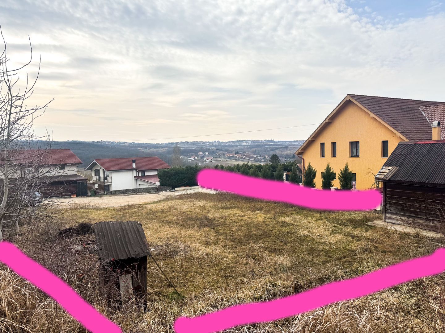 Teren Paleu 681 MP, preț 43.000€ vedere panoramică spre lac - Poză 4