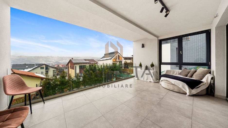 Duplex ultrafinisat | 4 camere | Gradina proprie | Vedere superba | - Poză 8