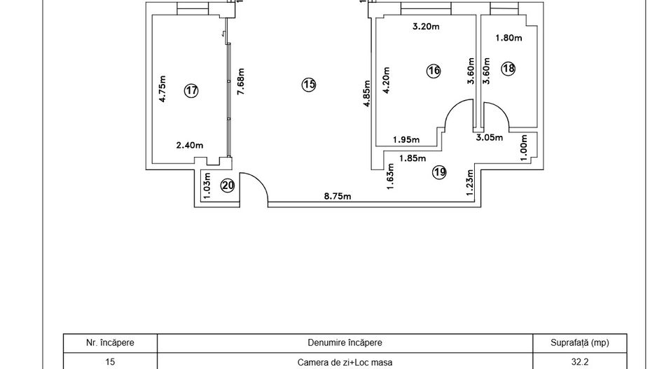 Titan- Bloc boutigue- apartament 2 camere -living generos - Poză 12