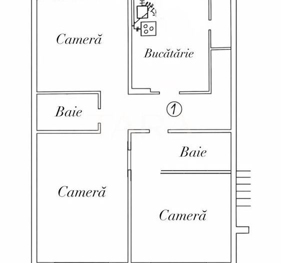 Apartament 3 camere zona Piața Mărăști - Poză 1