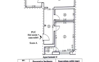 Apartament 2 camere/Intabulat/Curte/Credit - Poză 15