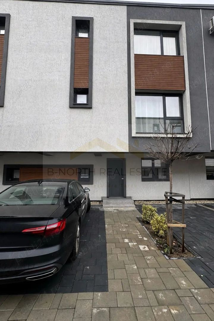 Vilă 4 camere de închiriat, 3 dormitoare cu băi proprii, complex rezidențial înc - Poză 5