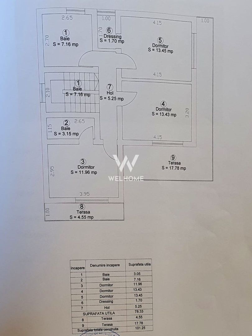 Casa Sibiu - teren 484mp - casa noua zona Sura Mare - Schiță 15