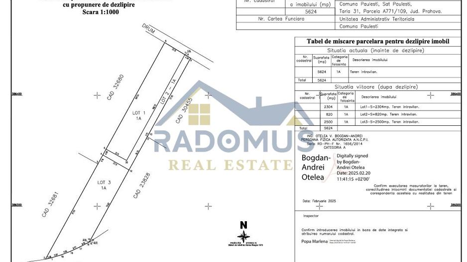 Teren industrial intravilan – 5.633 mp – deschidere 27 ml – acces DN1 - Schiță 8