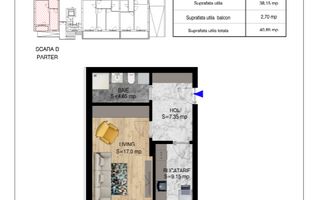 GARSONIERA// PALLADY// FINISAJE PREMIUM//COMISION 0! - Poză 1