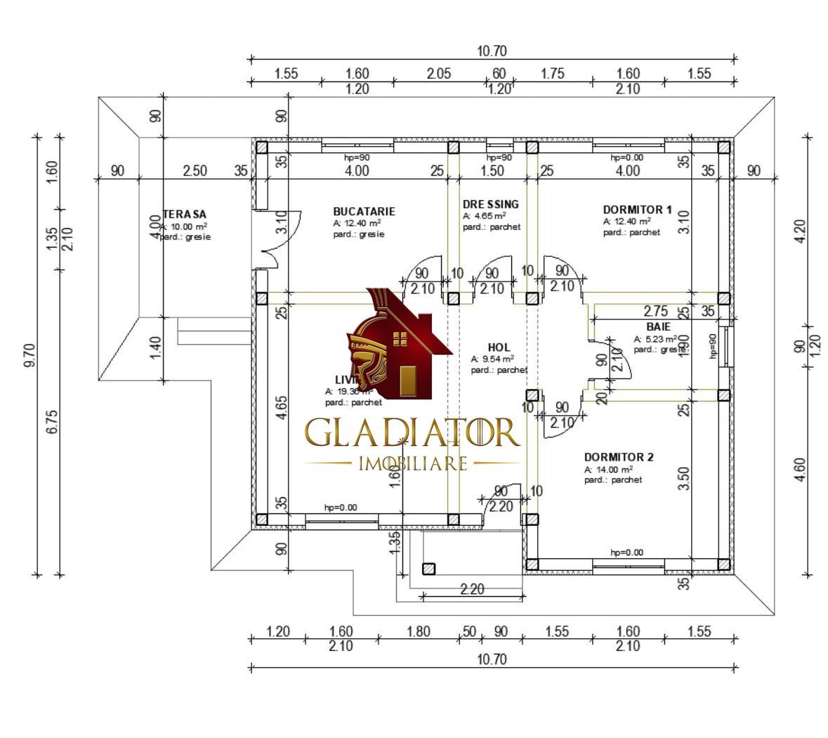 Casa plan parter, direct dezvoltator, Lunca Cetatuii, proiect inedit - Poză 4