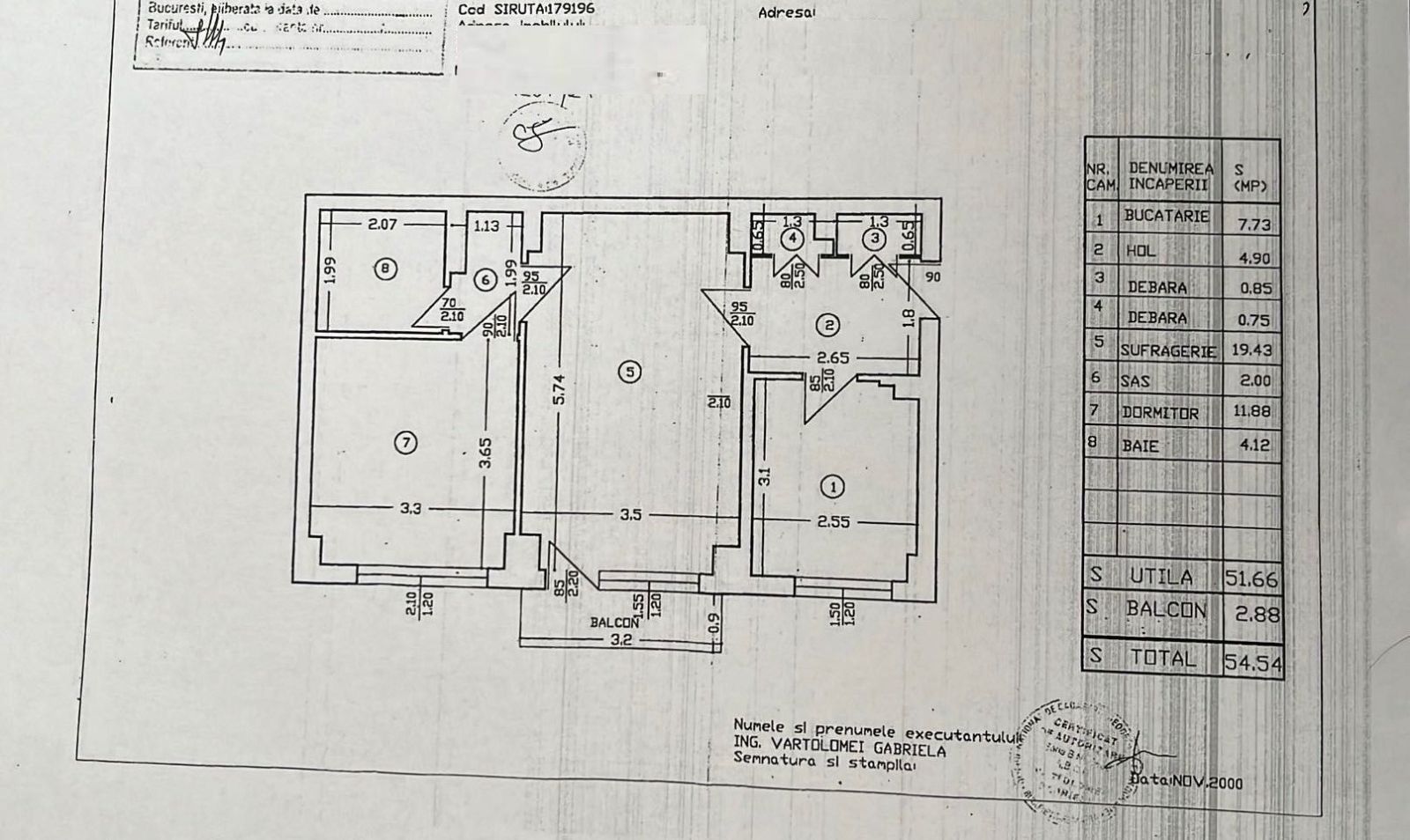 🏡  Apartament 2 camere de vanzare | 54 mp | etaj 6/10 | Drumul Taberei - Poză 6