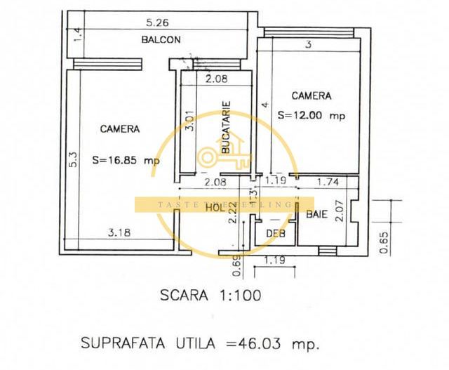 Apartament cu 2 camere/ 46mp / zona Tatarasi - Poză 7