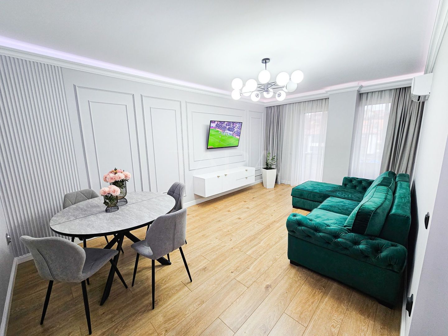 Apartament ultrafinisat cu 2 camere și balcon – cartier Iris - Poză 2