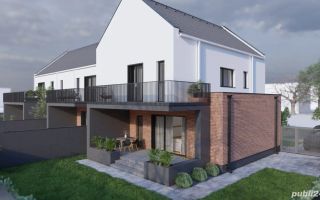 Triplex Modern Sacalaz| 80 mp | 3 Camere | 200 mp Teren - Poză 1
