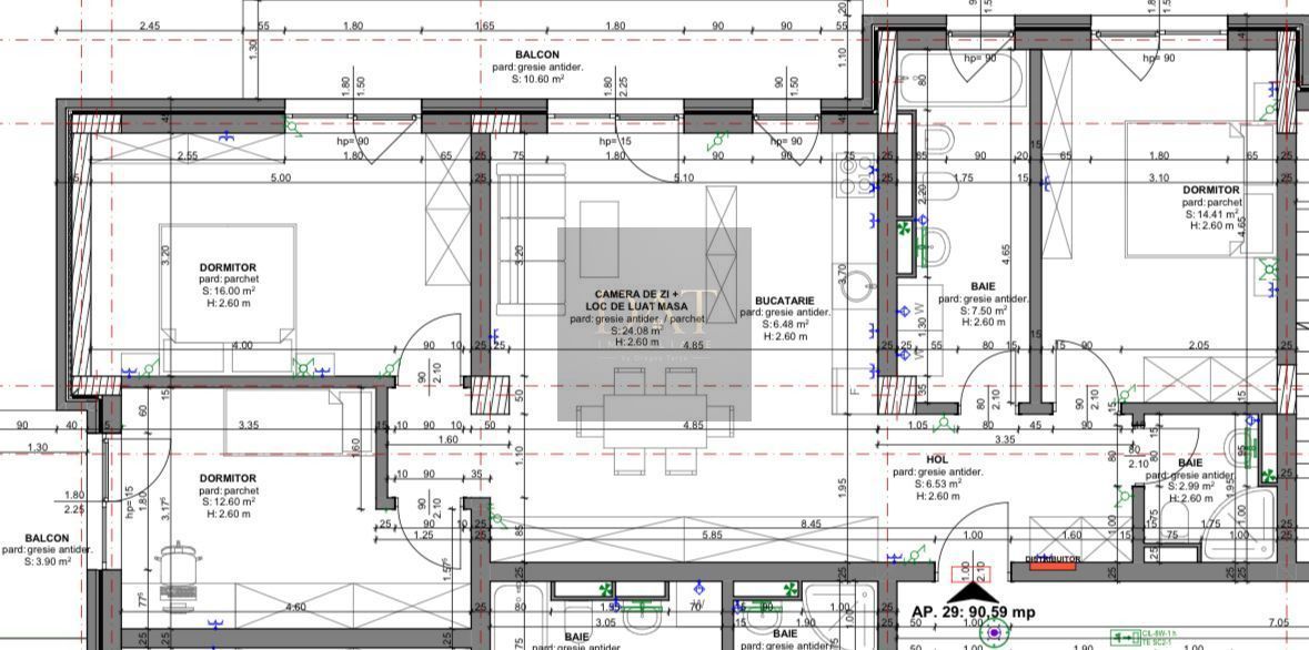 Apartament 4 camere, 90 mp, etajul 1, Beta Residence - Poză 7
