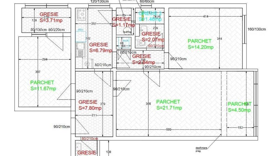 Apartament 3 camere renovat recent ,83 mp, 2 băi – Aviator Popișteanu - Poză 8