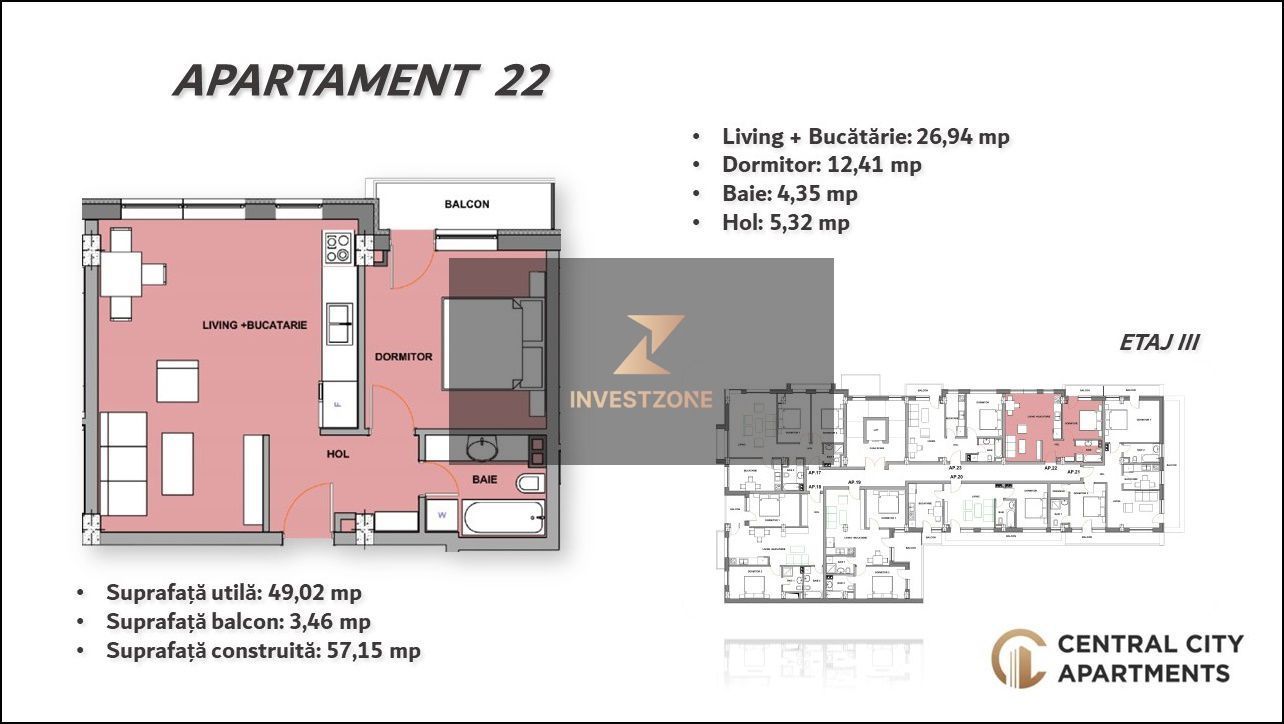 Vindem apartament 2 camere in complex rezidential nou, - Poză 2