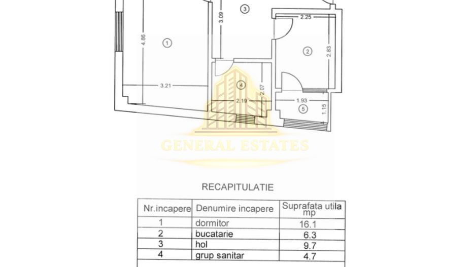 Vânzare apartament cu o cameră - 35 m.p în Păcurari - Iasi - Poză 11