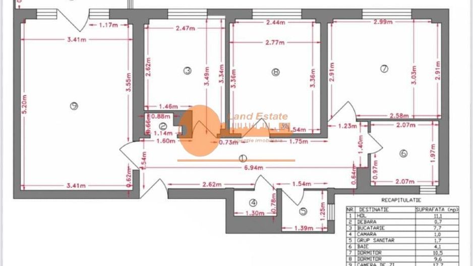 3 camere Tineretului ( 400 m metrou ) - Poză 1