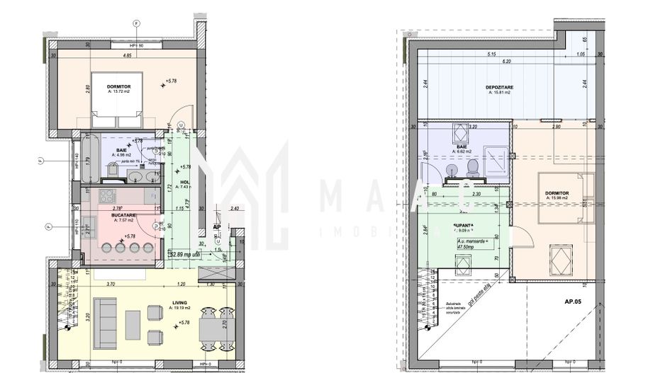 0% Comision I Penthouse pe 2 niveluri I 3 Camere I Decomandat I Predare la cheie - Poză 11