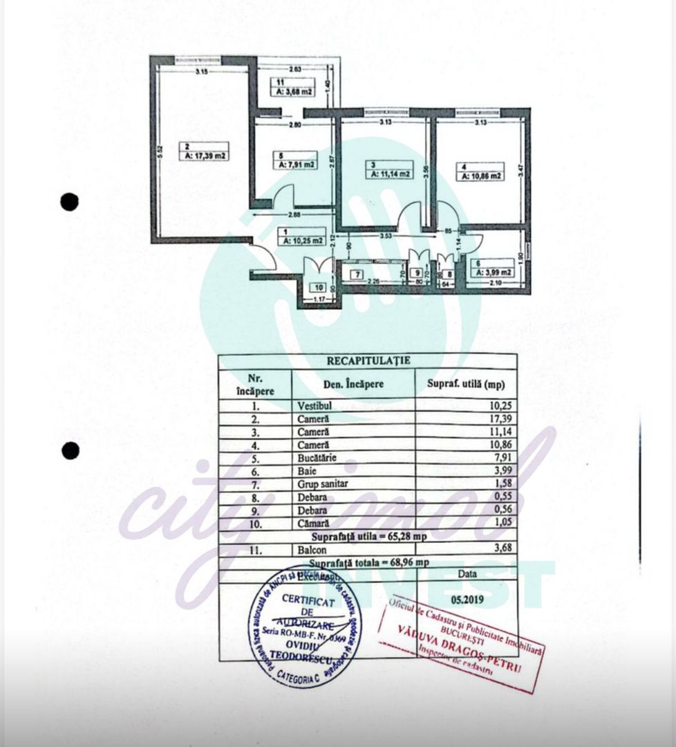 3 camere cu CENTRALA PROPRIE - Poză 16