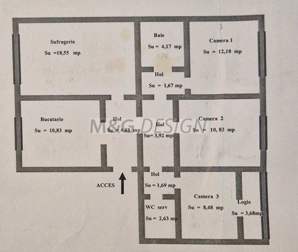 Apartament 4 camere Aradului etaj 1 - Poză 20