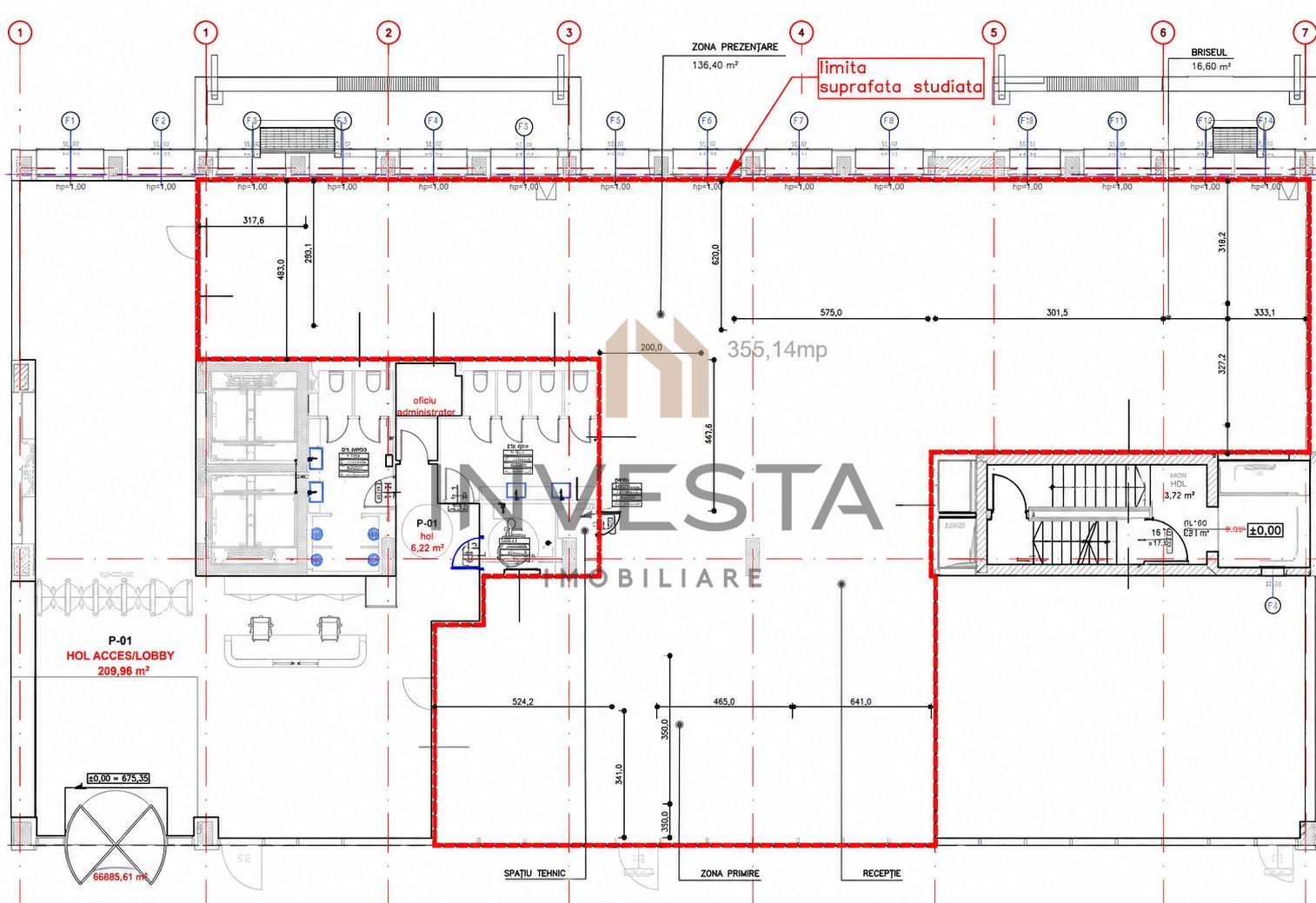 Spatiu de inchiriat de 400 mp, zona premium, Record Park - Schiță 14