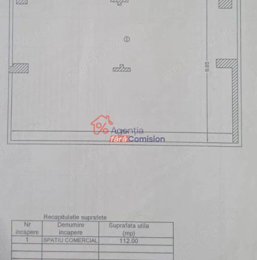 Spatiu comercial, 112mp,  zona Tg Cucu, 24euro/mp - Poză 3