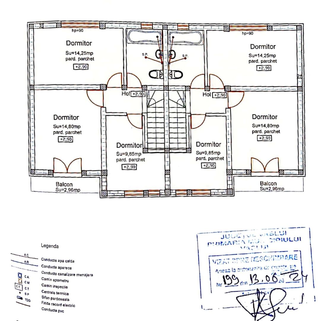 VILĂ P+1E tip DUPLEX și teren 328 mp, VASLUI zona KAUFLAND; - Poză 3