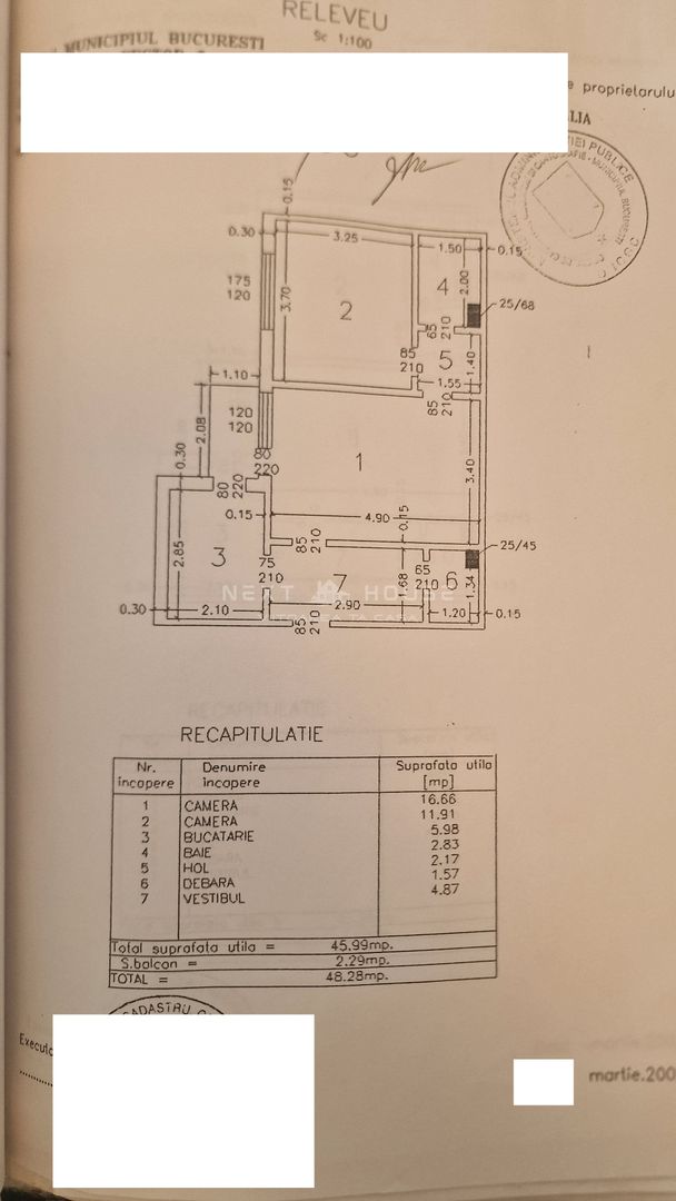 Apartament  Drumul Taberei - Favorit  ( Liceul Grigore Moisil ) - Schiță 23