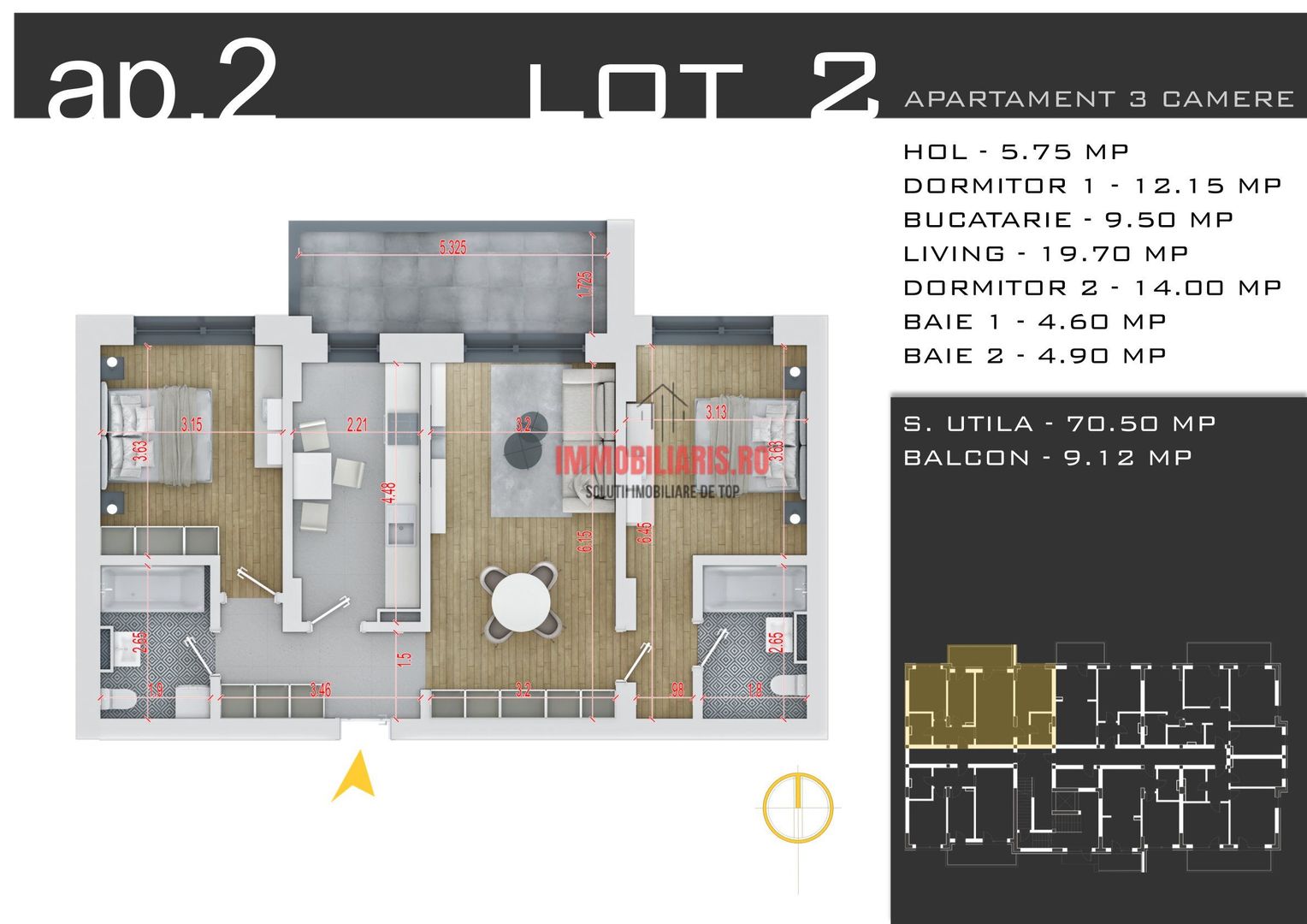 Noul Titan-Metrou - Parcare Gratuit - Dezvoltator - Schiță 2