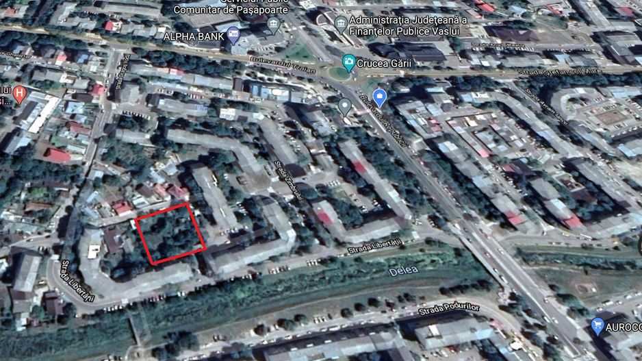 INVESTIȚIE - Teren 1400 mp, strada Libertății; - Poză 1