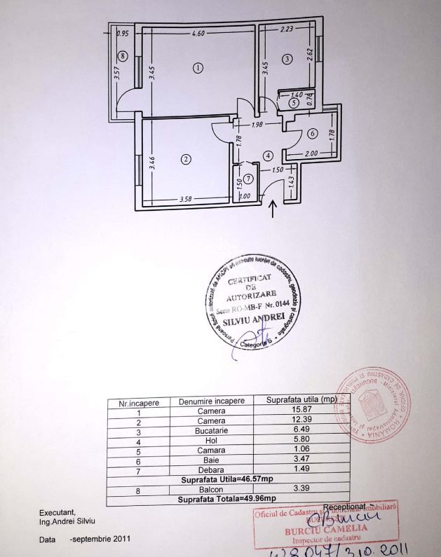 Apartament 2 camere - renovat de la 0 I Drumul Taberei - Schiță 7