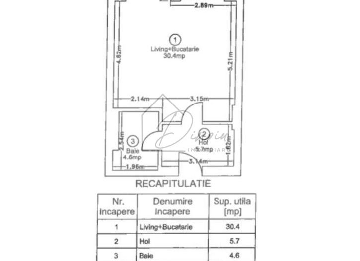 Studio dublu Ivory Residence Pipera I lux mobilat I balcon I COM0% - Poză 3