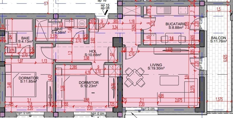 Oferta Lansare 2 camere bloc boutique  parcul Teilor - Schiță 6