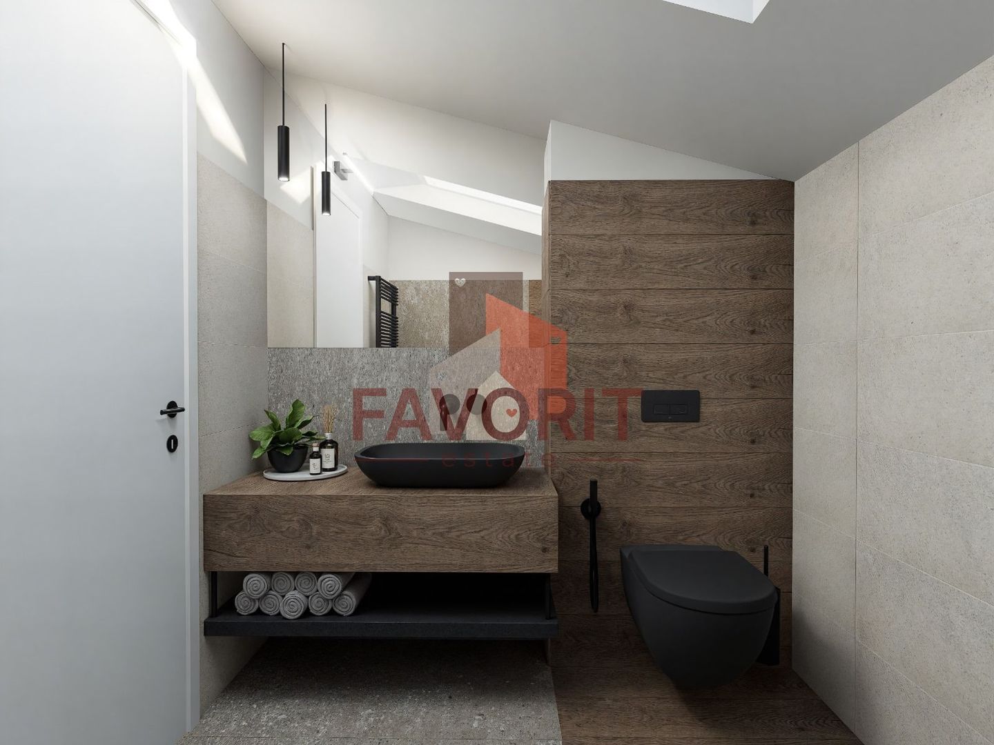 Etaj 2. Apartament pe 2 nivele. 2 bai. 2 locuri de parcare - Poză 16