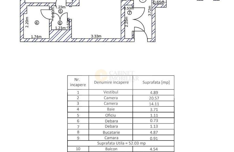 2 camere  | Cismigiu - Conservator  | Etaj 5/7  | Creditabil - Poză 12