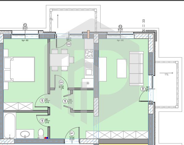 Apartament 2 camere | Pictor Brana | Selimbar | Etaj 1-Proiect ideal - Poză 1