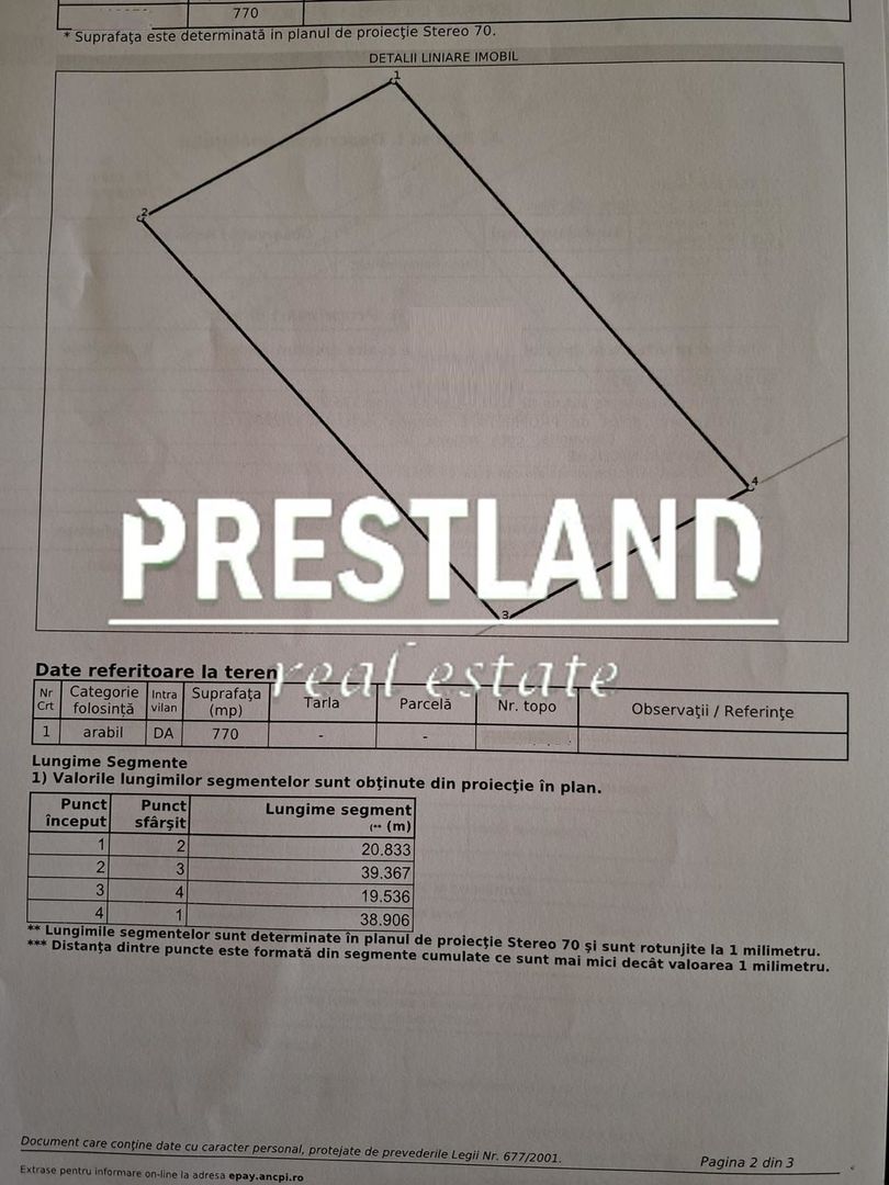 Teren intavilan cu PUZ pentru construcție Rezidentiala !! - Poză 3
