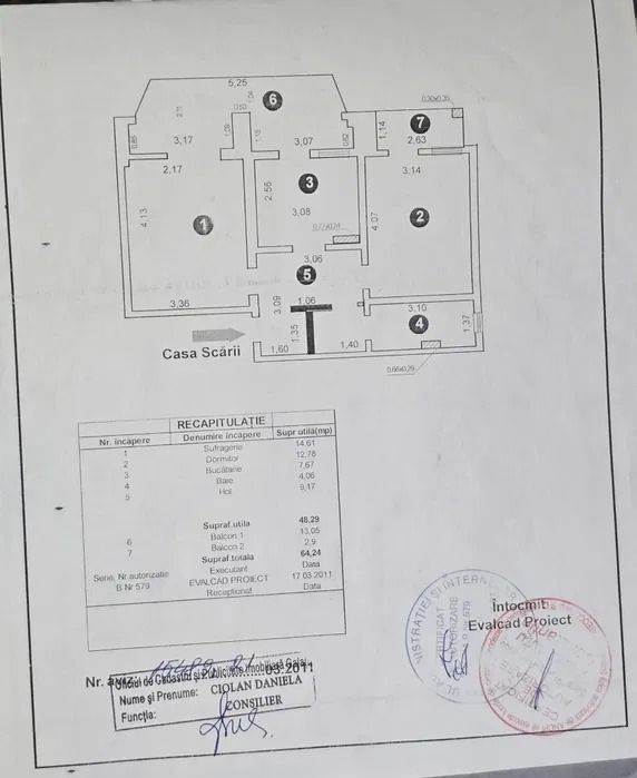 De vanzare apartament cu 2 camere, Micro 14, etaj 3, 69.000 euro - Poză 7