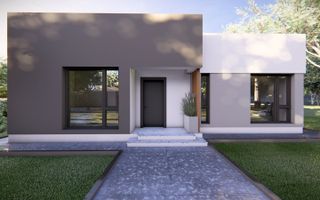 Casă modernă la roșu– Domnești, 500 mp teren - Poză 1