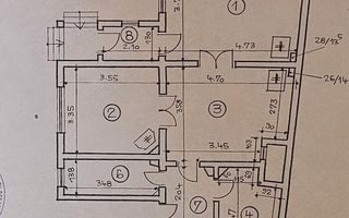 Apartament 3 camere | Calea Călărașilor – Matei Basarab | Curte comună | Boxa - Schiță 16