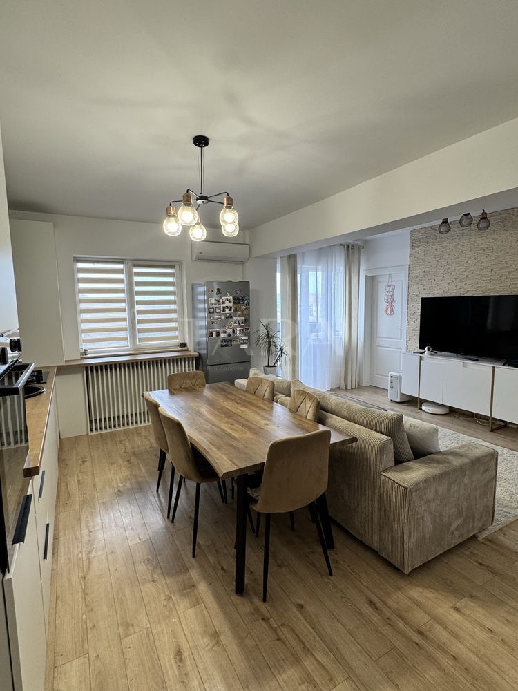 Apartament 3 camere, 59 mp, 2 balcoane. Florești, zona Terra. - Poză 1