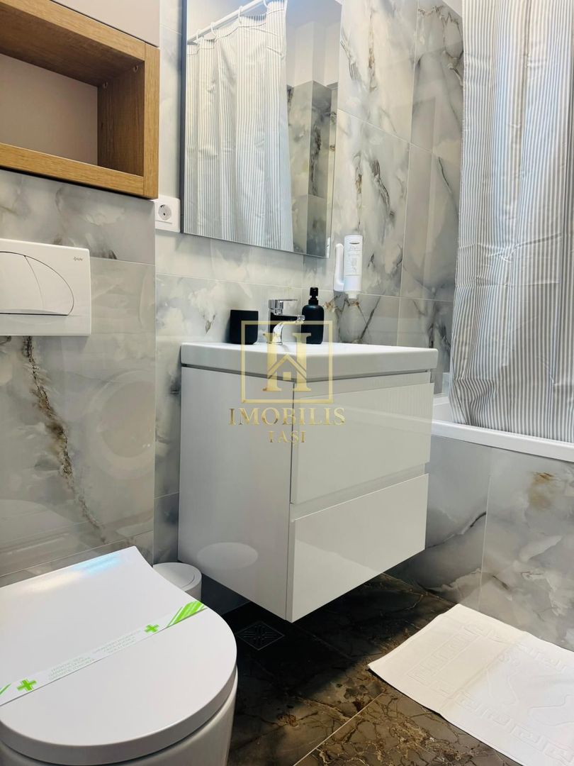 Apartament 1 camera Dec 40 mp Valea Lupului 350 euro - Poză 7