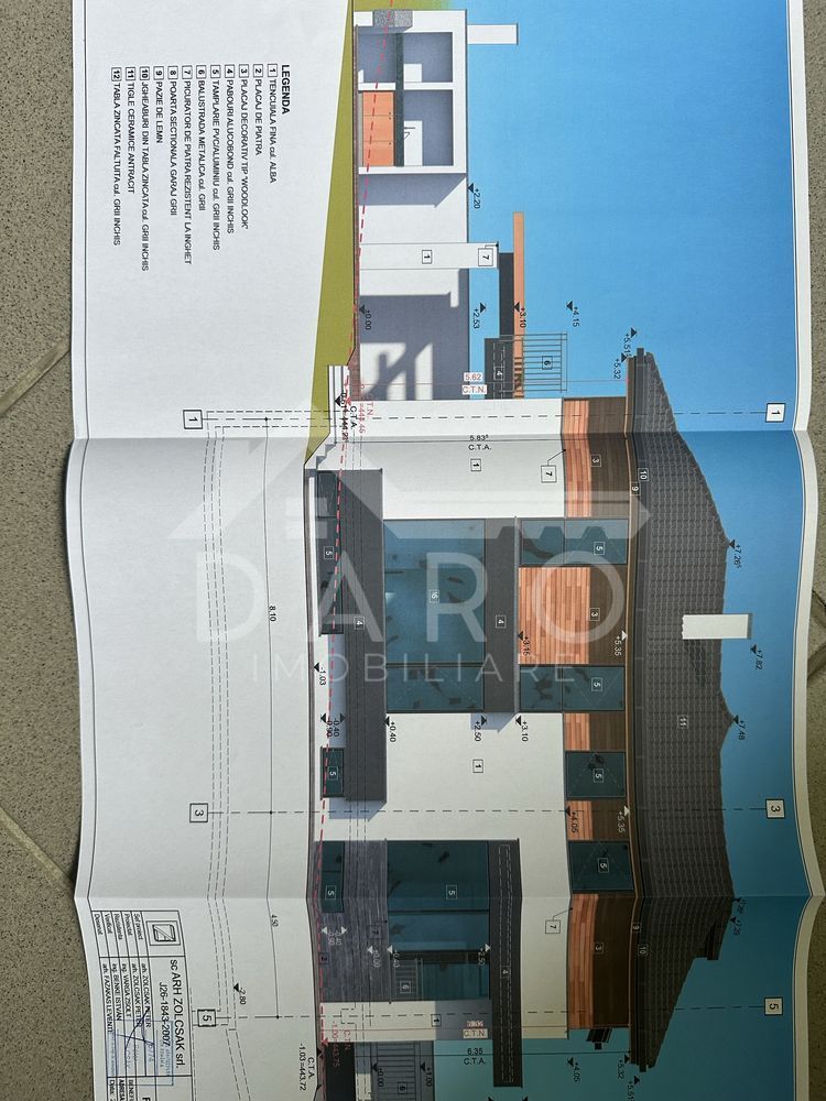 Teren 550 mp Platoul Cornesti cu autorizatie de construire casa - Poză 2