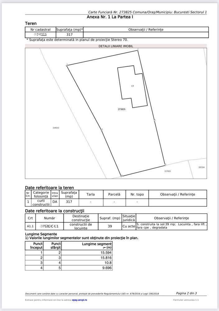 Teren intravilan 317mp Unic Herastrau sector 1 - Poză 1