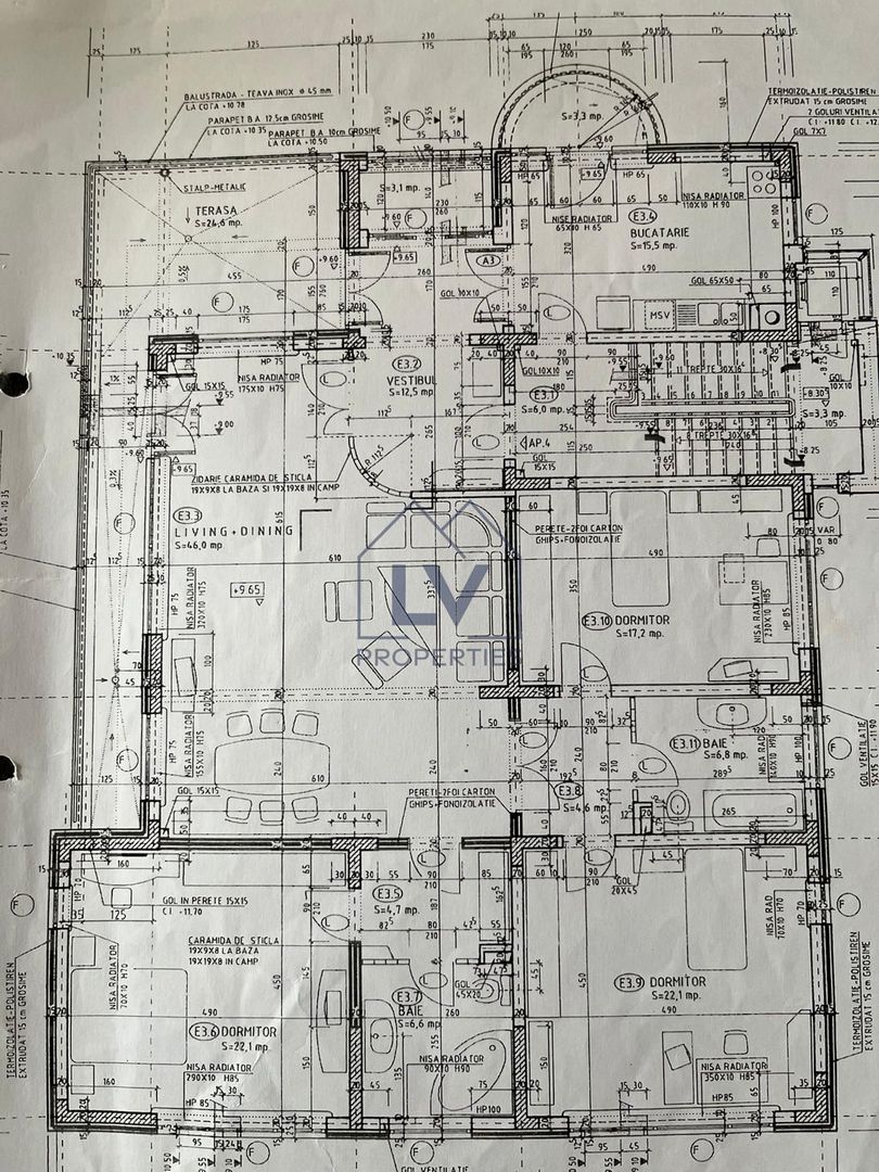 INCHIRIERE APARTAMENT 4 CAMERE | HERASTRAU | 2 LOCURI PARCARE - Schiță 17
