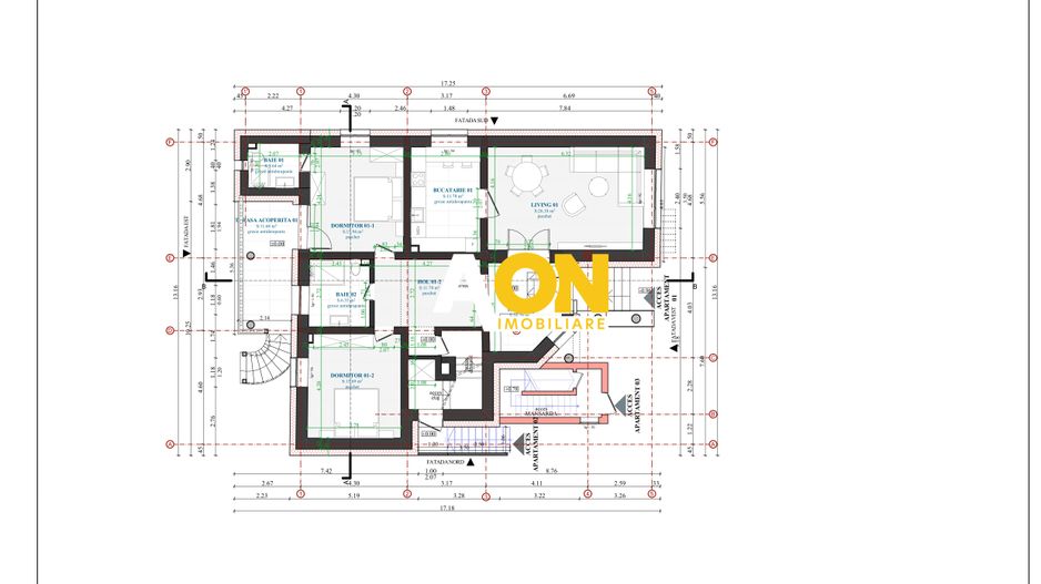 Apartament la casa, cu subsol, curte, gradina, 3 camere, 102 mp utili - Poză 2