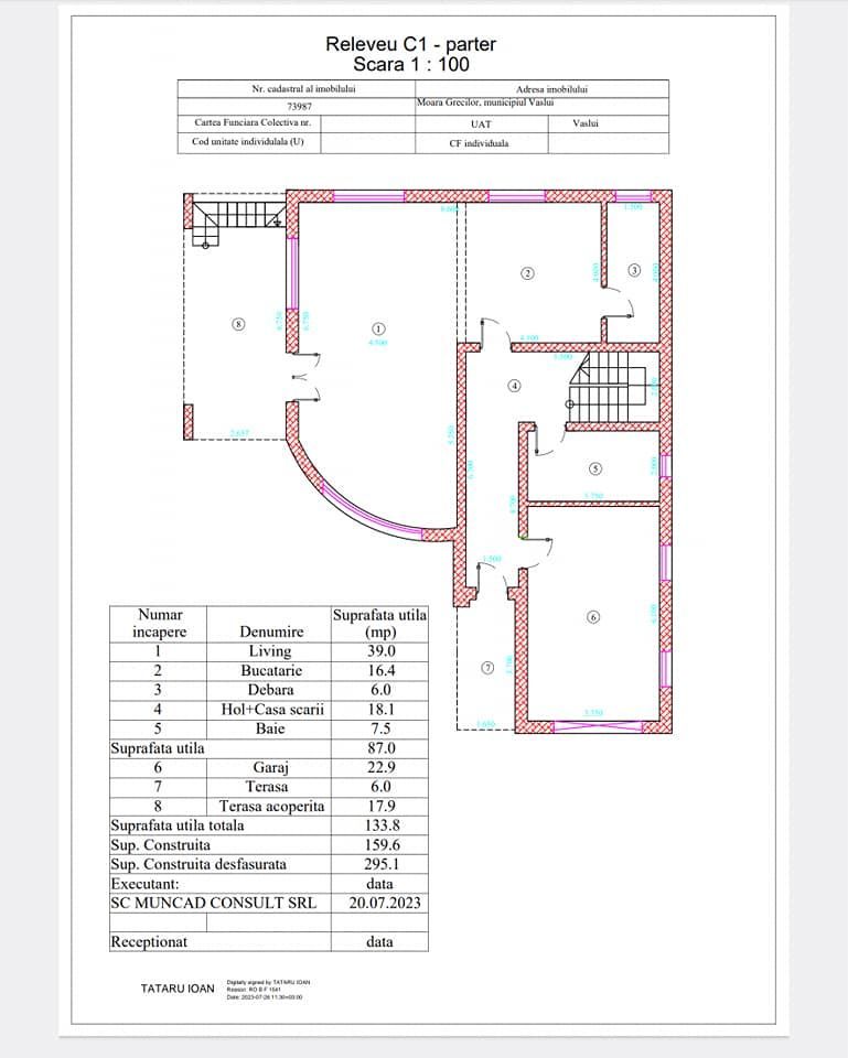 DE VÂNZARE sau SCHIMB - Vilă P+M semifinisată, zona Moara Grecilor; - Poză 19
