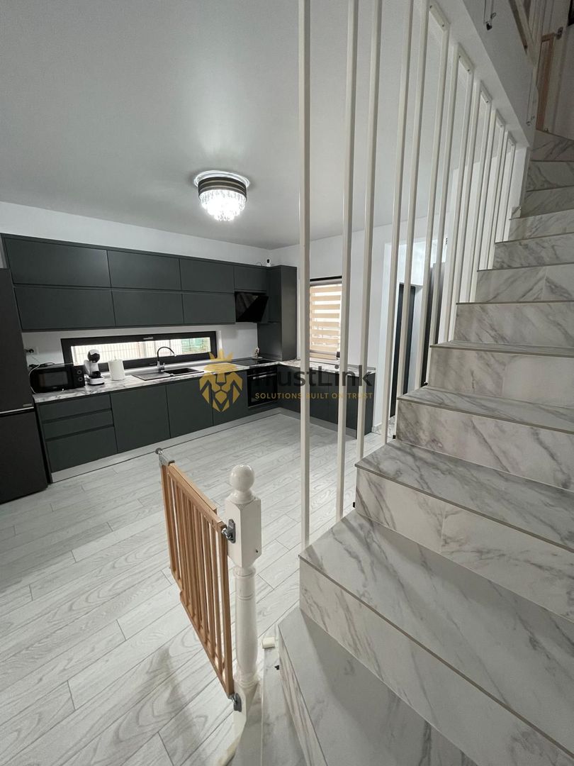 Casă duplex modernă mobilată complet, incărcător  Tesla Berceni - Poză 13